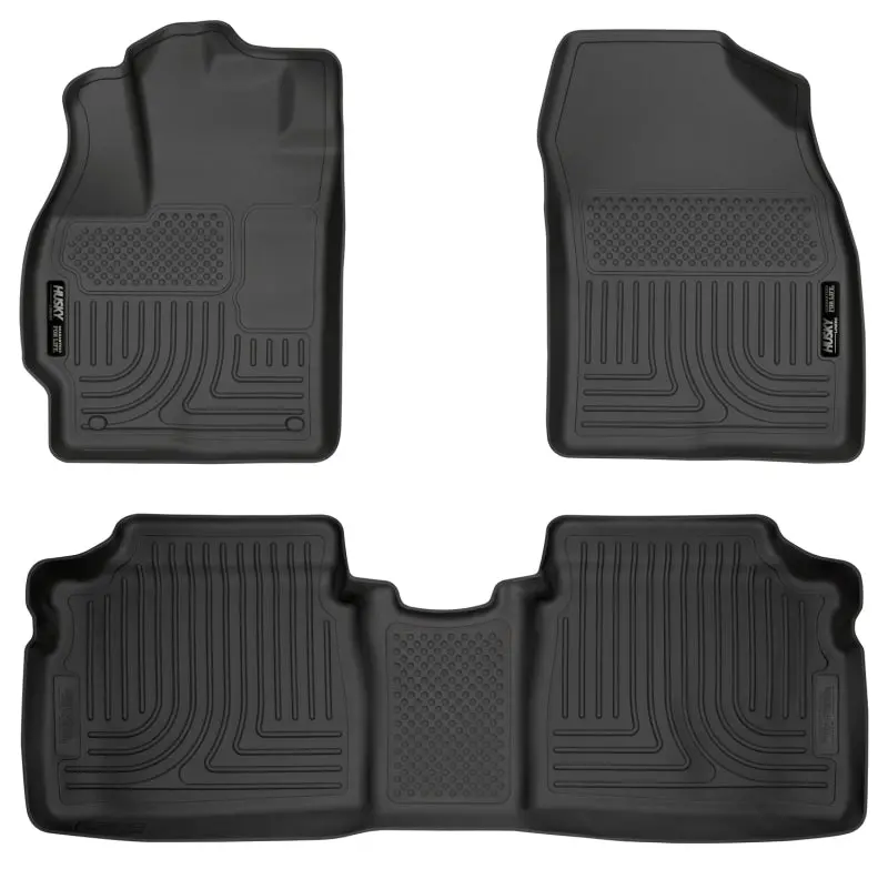 Husky Liners 10-12 Toyota Prius Weatherbeater Combo Black Floor Liners 1