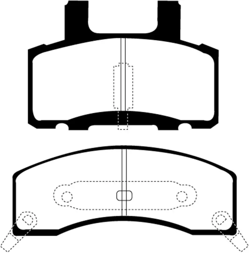 Ebc 90-93 Chevrolet C20 8600 Lb Greenstuff Front Brake Pads 1