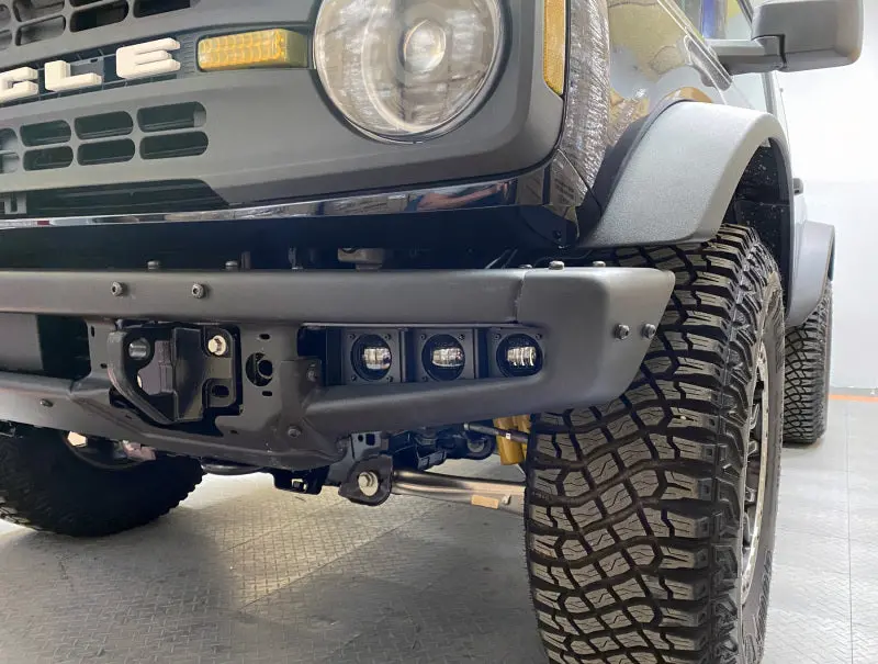 Oracle Lighting 21-22 Ford Bronco Triple Led Fog Light Kit For Steel Bumper - White 2