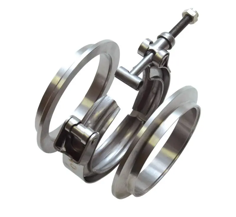 Vibrant Stainless Steel V-Band Flange For 5In O.D. Tubing - Male 1