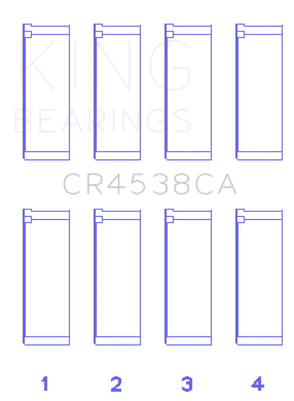 King Engine Bearings Mini Cooper S/Cooper S Conv/Works W11b16a Rod Bearing Set - Size Std 1