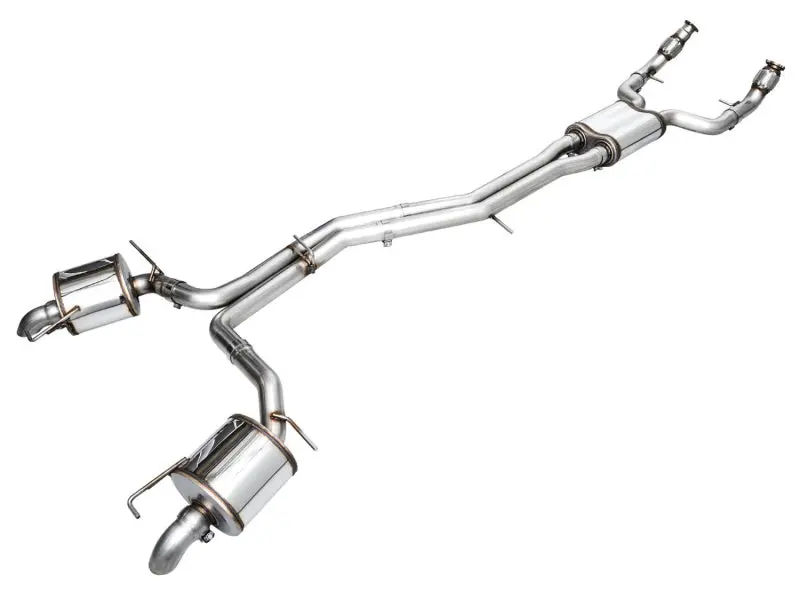 Awe Audi 2019-2023 C8 A6/A7 3.0T Touring Edition Cat-Back Exhaust- Turn Downs 1