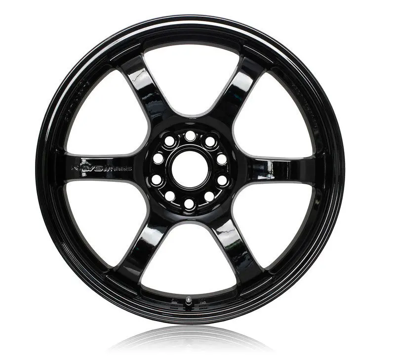 Gram Lights 57Dr 18X9.5 +22 5-114.3 Glossy Black Wheel 1