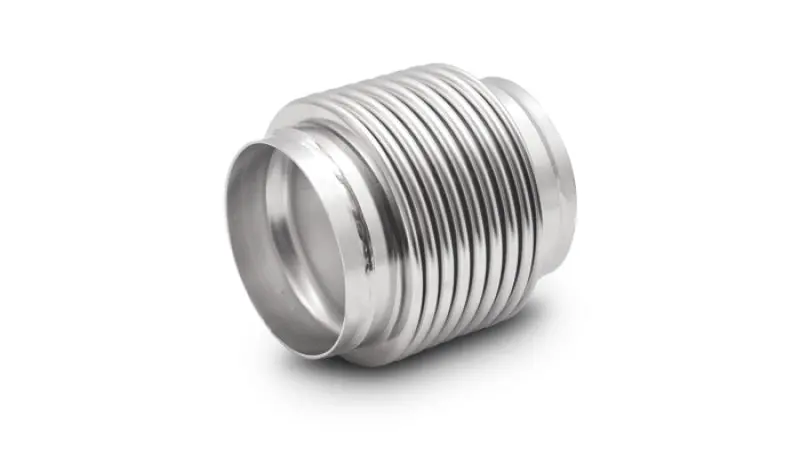 Vibrant Ss Bellow Assembly W/ Solid Liner 3.5In Id X 4In Overall L Electro Polished 1