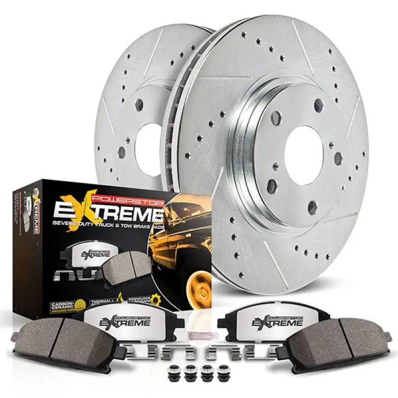 Power Stop 22-24 Toyota Tundra Front Z36 Truck & Tow Brake Kit 1