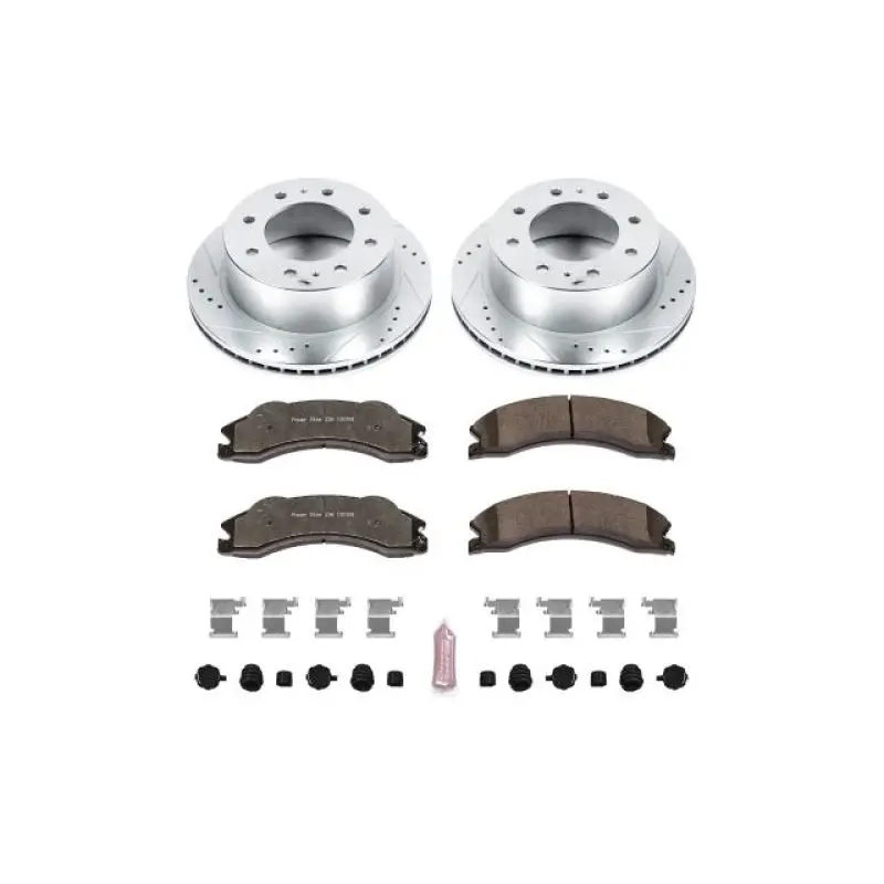 Power Stop 11-20 Gmc Sierra 3500 Hd Rear Z36 Truck & Tow Brake Kit 1