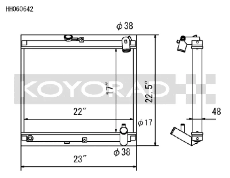 Koyo 86-88 Mazda Rx-7 Fc Na/Turbo (Mt) Radiator 1