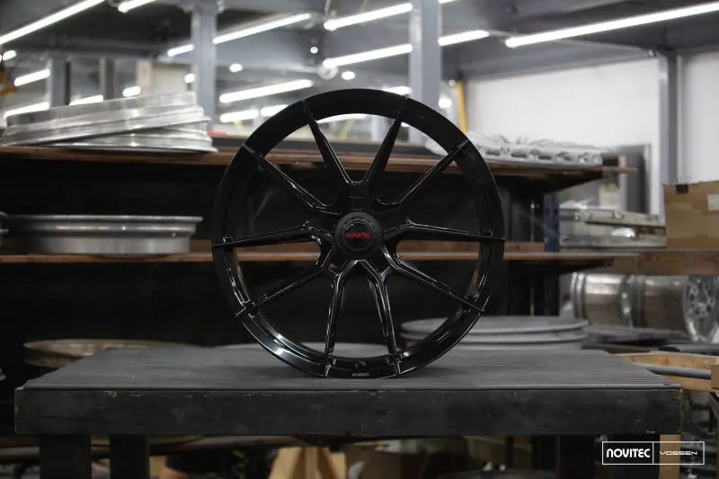 Vossen X Novitec Nf10 21X9.5In - 5X114.3 Bp - Et38 - Gloss Black Ferrari 296 Front Wheel 1