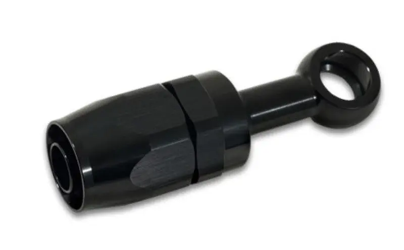 Vibrant -10An Banjo Hose End Fitting For Use With M14 Or 9/16In Banjo Bolt - Aluminum Black 2