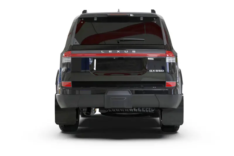 Rally Armor 24-26 Lexus Gx 550 Luxury Black Ur Mud Flap - Silver Logo 1