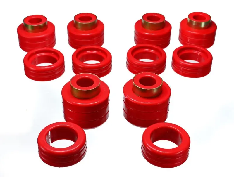 Energy Suspension Chevy Pickup 2&4Wd Body Mounts - Red 1