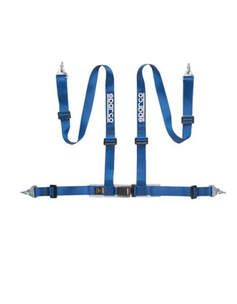 Sparco Belt 2 Inch Blue 4Pt Snap-In 1