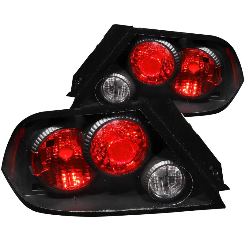 Anzo 2002-2003 Mitsubishi Lancer Taillights Black 1