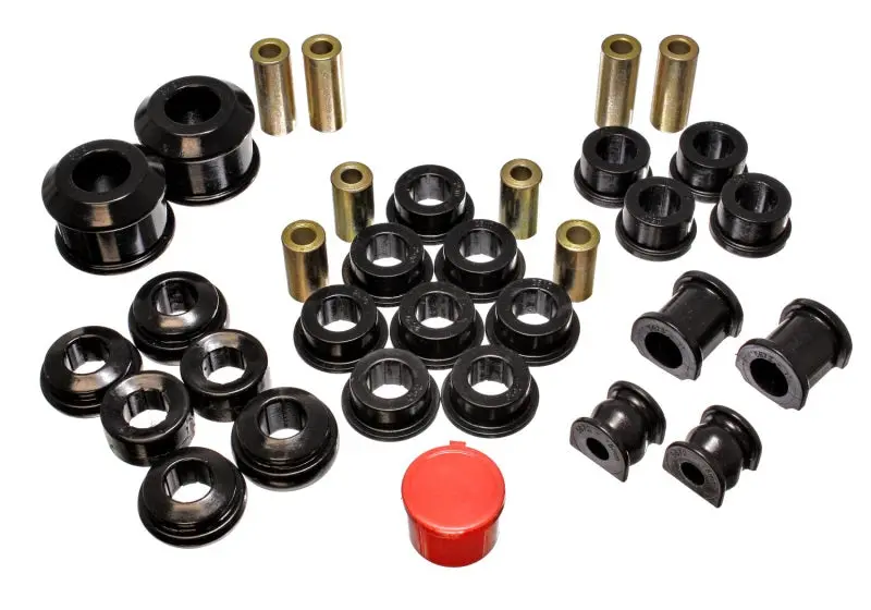 Energy Suspension 02-05 Honda Civic Si Black Hyper-Flex Master Bushing Set 1