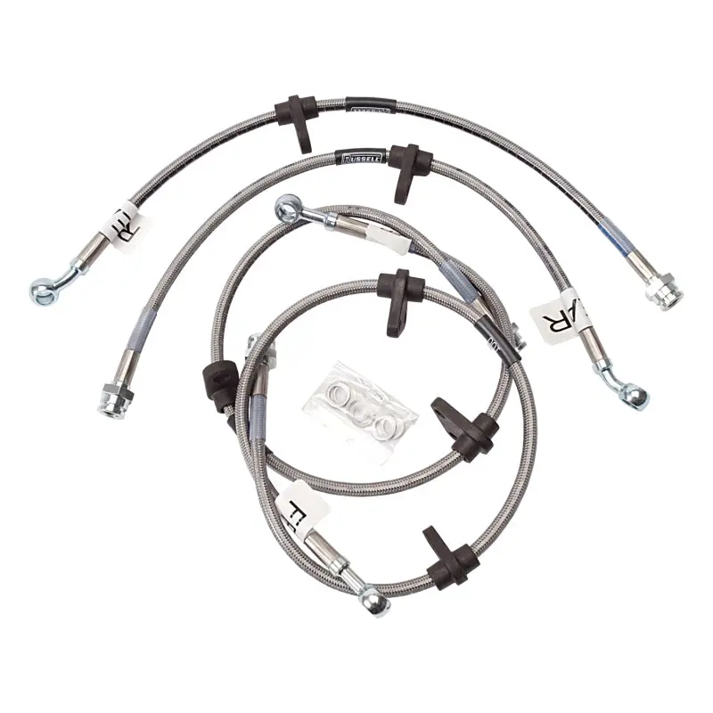 Russell Performance 92-95 Honda Civic (All With Rear Discs/ No Abs) Brake Line Kit 1