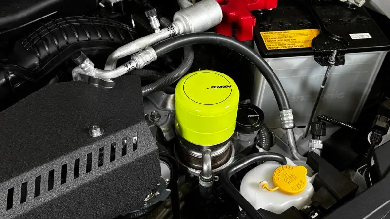 Perrin 15-25 Subaru Wrx & 13-26 Brz/Fr-S/86/Gr86 Oil Filter Cover - Neon Yellow 1