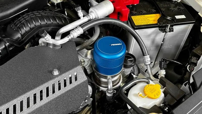 Perrin 15-25 Subaru Wrx & 13-26 Brz/Fr-S/86/Gr86 Oil Filter Cover - Blue 1