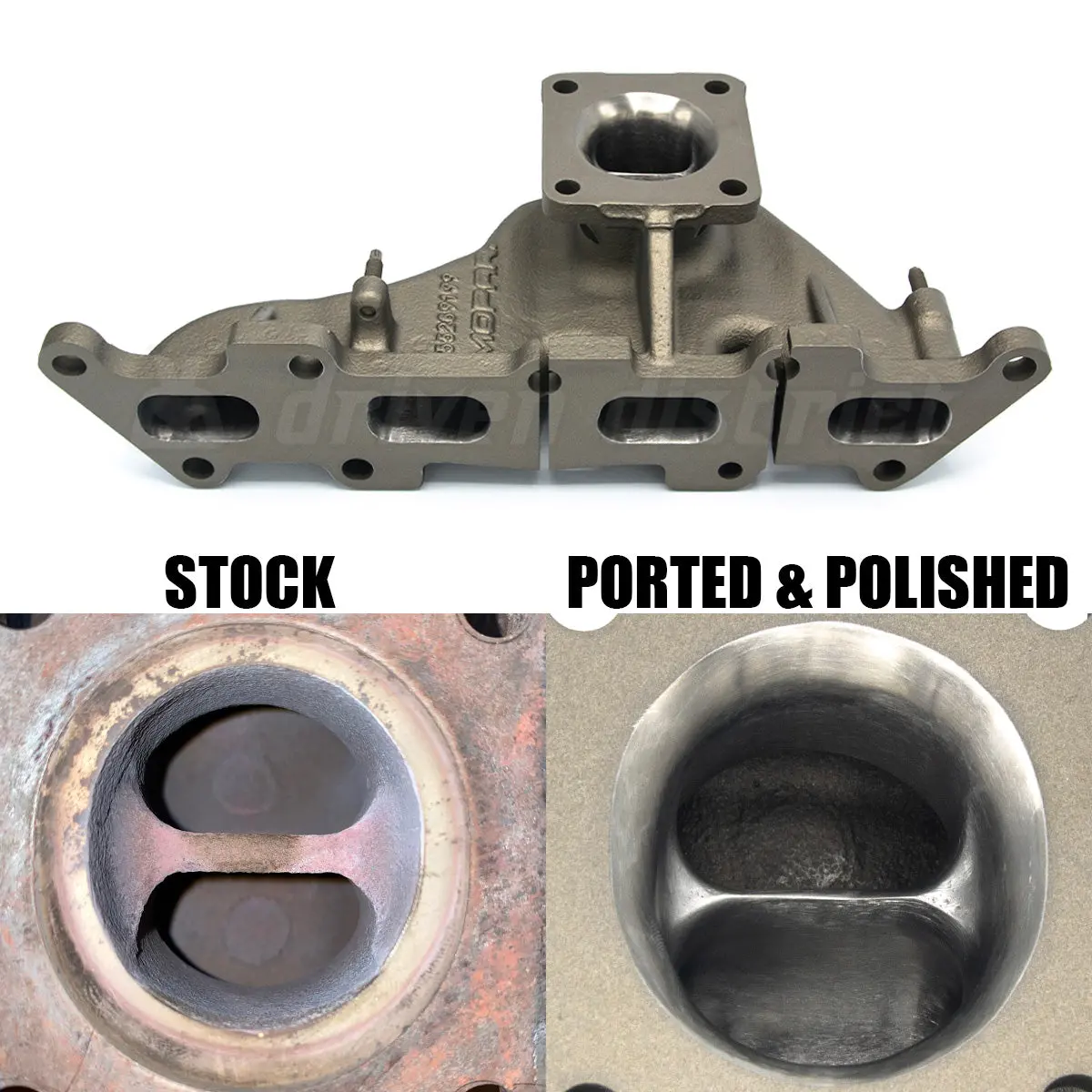 Eurocompulsion Ported & Polished Turbo Exhaust Manifold (1.4L Multiair) 1