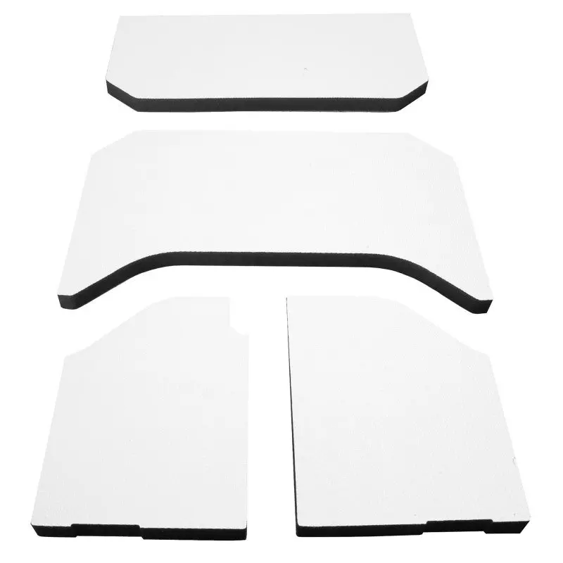 Dei 11-18 Jeep Wrangler Jk 4-Door Boom Mat Headliner - 4 Piece - White 1