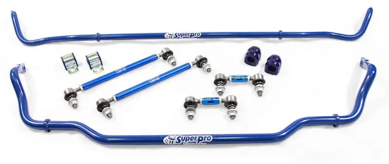 Superpro 2018 Kia Stinger Base Front / Rear 24Mm F/18Mm Rear Adjustable Sway Bar And Link Set 1