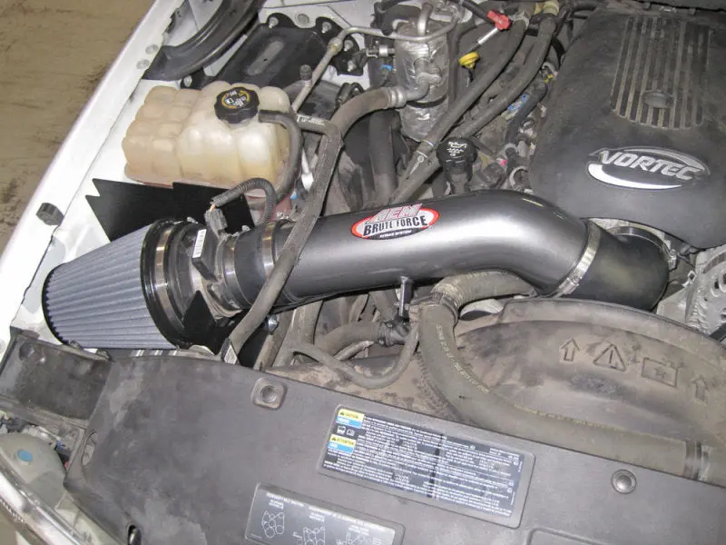 Aem 99-06 Chevy/Gmc 5.3/6.0L Silver Brute Force Intake 2