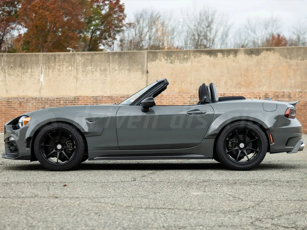 Three Hundred Abarth 124 Spider Carbon Fiber Side Skirts 2