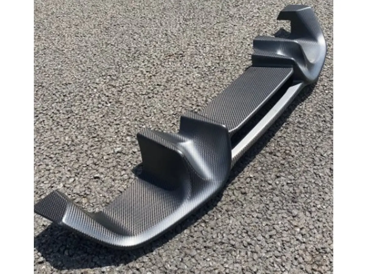 Three Hundred Abarth 124 Spider Carbon Fiber Rear Diffuser 2