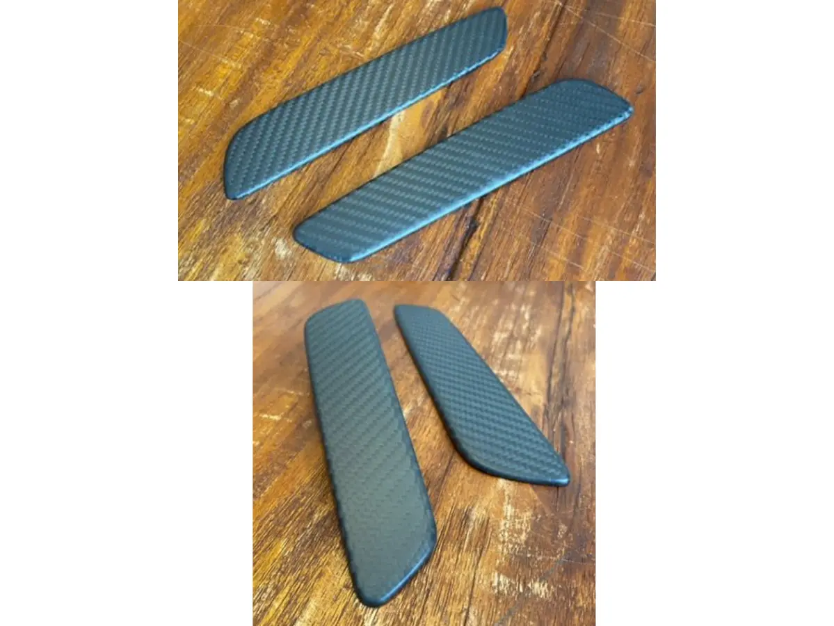 Three Hundred Fiat / Abarth 124 Spider Carbon Fiber Tail Light Center Covers 2
