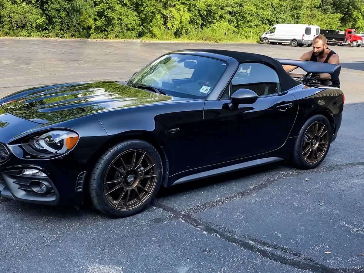 Fiat 124 Spider Spoiler | Cr Style Wing 1
