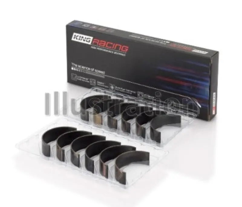 King Engine Bearings Nissan Rb25/Rb26 (Size Std) Performance Rod Bearing Set - Size Std 2