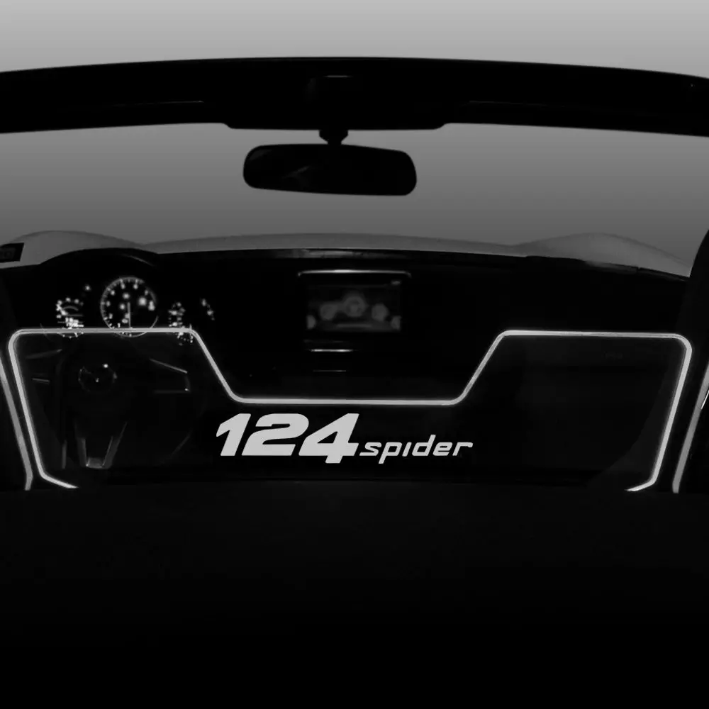 2017+ Fiat 124 Spider Wind Restrictor Deflector - Etched 1