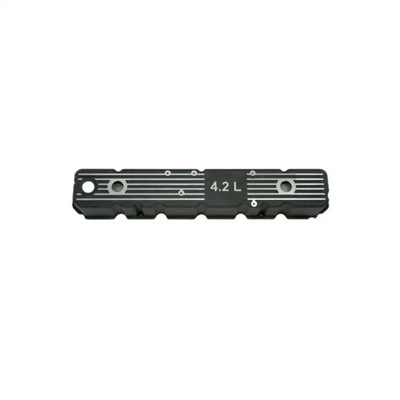 Omix Blk Alum Valve Cover 4.2L Logo 80-91 Jeep Models 1