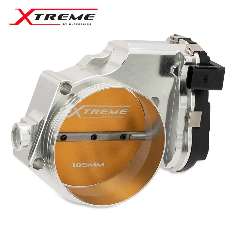 Blox Racing 2015+ Dodge Hellcat / Jeep Trackhawk 6.2L 105Mm Electronic Billet Throttle Body - Silver 1
