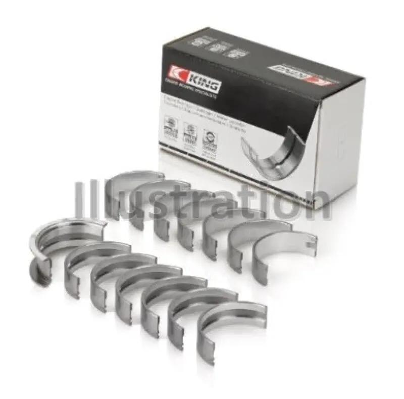 King Engine Bearings 89-15 Dodge Cummins Diesel 5.9L 6.7L Inline 6 Main Bearing Set - Size Std 1