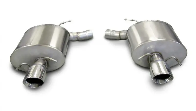 Corsa 2009-2014 Cadillac Cts Sedan V 6.2L V8 Polished Sport Axle-Back Exhaust 2