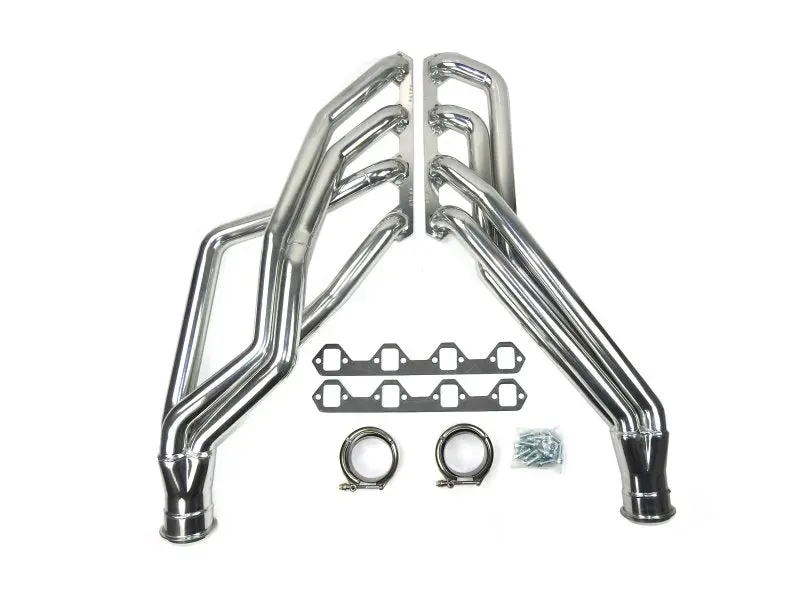 Jba 65-73 Ford Mustang 351W Sbf 1-3/4In Primary Silver Ctd Long Tube Header 1