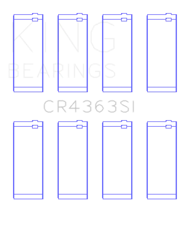 King Engine Bearings Gm 134 Dohc Ecotec 2.2L Connecting Rod Bearings - (Set Of 4) 1