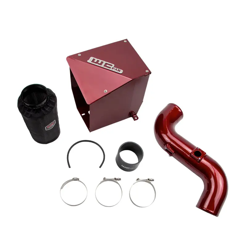 Wehrli 11-16 Chevrolet Duramax Lml 4In Intake Kit - Wcfab Red 1