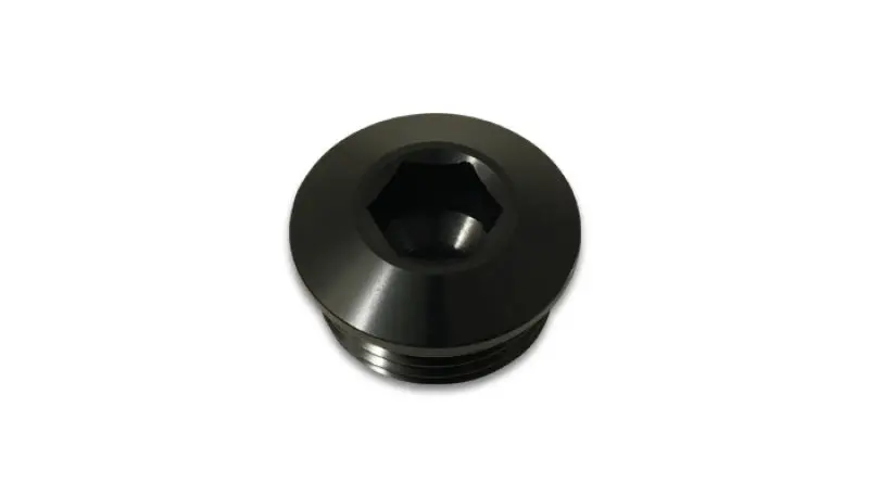 Vibrant Aluminum 34An Orb Low Profile Port Plug - Anodized Black 1