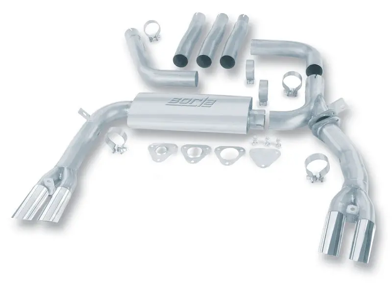 Borla 84-92 Chevrolet Camaro / Pontiac Trans Am 5.0L/5.7L V8 3In Adj Ss Cat-Back Exhaust W/ Adapters 1