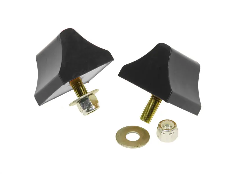 Prothane Universal Bump Stop 1-3/8 X 2 X 2-1/4 Wedge - Black 1