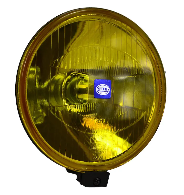 Hella 500 Series Ece 6.4In 55W Round Driving Beam Amber Light 1