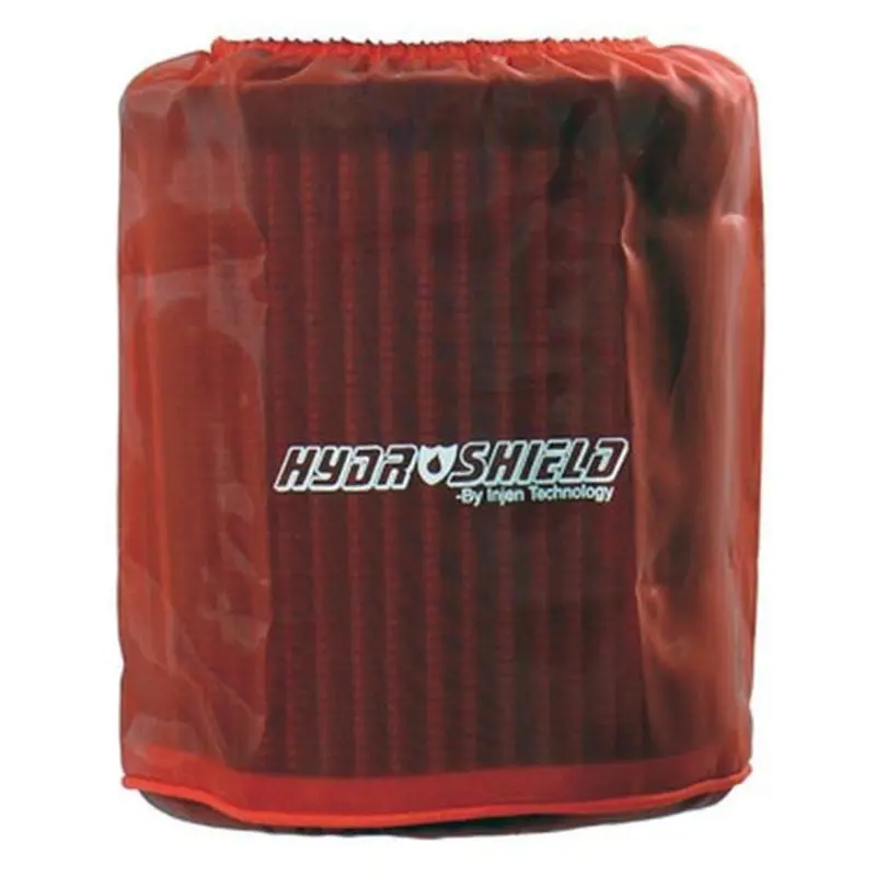 Injen Red Water Repellant Pre-Filter Fits X-1021 6In Base / 6-7/8In Tall / 5-1/2In Top 2