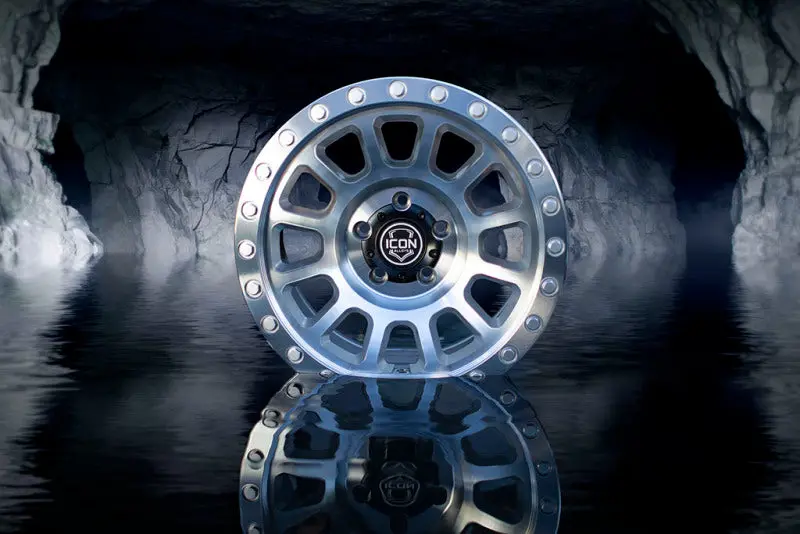 Icon Hulse 18X9 5X150 25Mm Offset 6In Bs Silver Machined 2