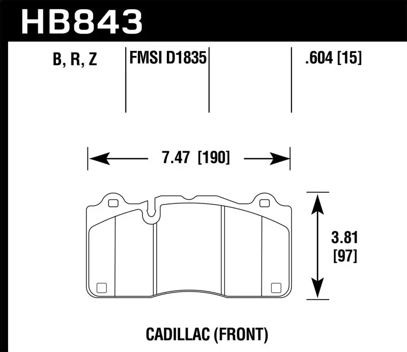 Hawk Performance Ceramic Brake Pads 1