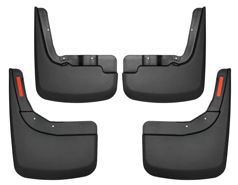 Husky Liners 19-23 Chevrolet Silverado 1500 (Excl. Zr2/Tboss) Front And Rear Mud Guards - Black 1