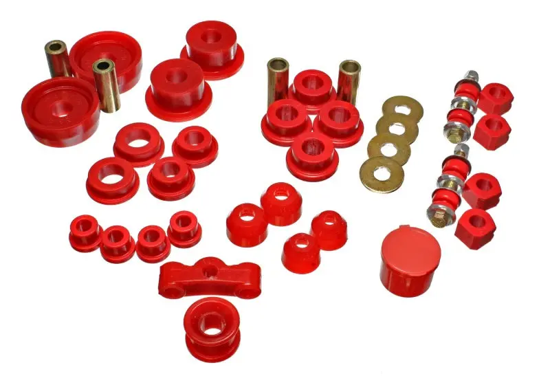 Energy Suspension 84-87 Honda Civic/Crx Red Hyper-Flex Master Bushing Set 1