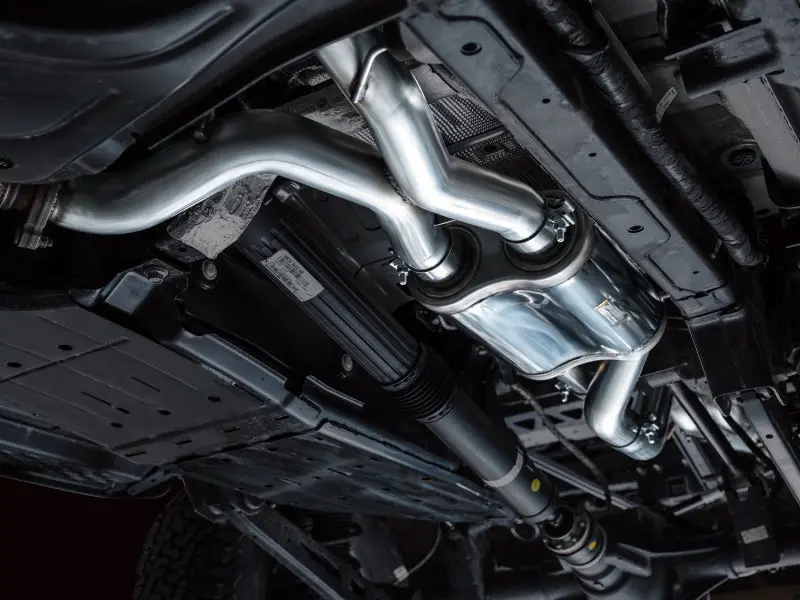 Awe Tuning 22-24 Ford Bronco Raptor 4Wd Dual Bashguards Cat-Back Switchpath Exhaust (No Tips) 2