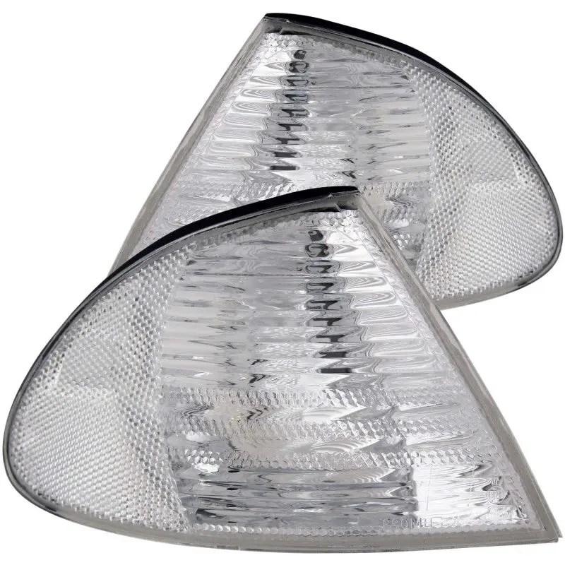 Anzo Corner Lights 1999-2001 Bmw 3 Series E46 Euro Corner Lights Chrome 2