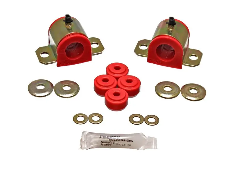 Energy Suspension 92-01 Honda Prelude Red 25Mm Front Sway Bar Bushings (Sway Bar End Link Bushings A 1